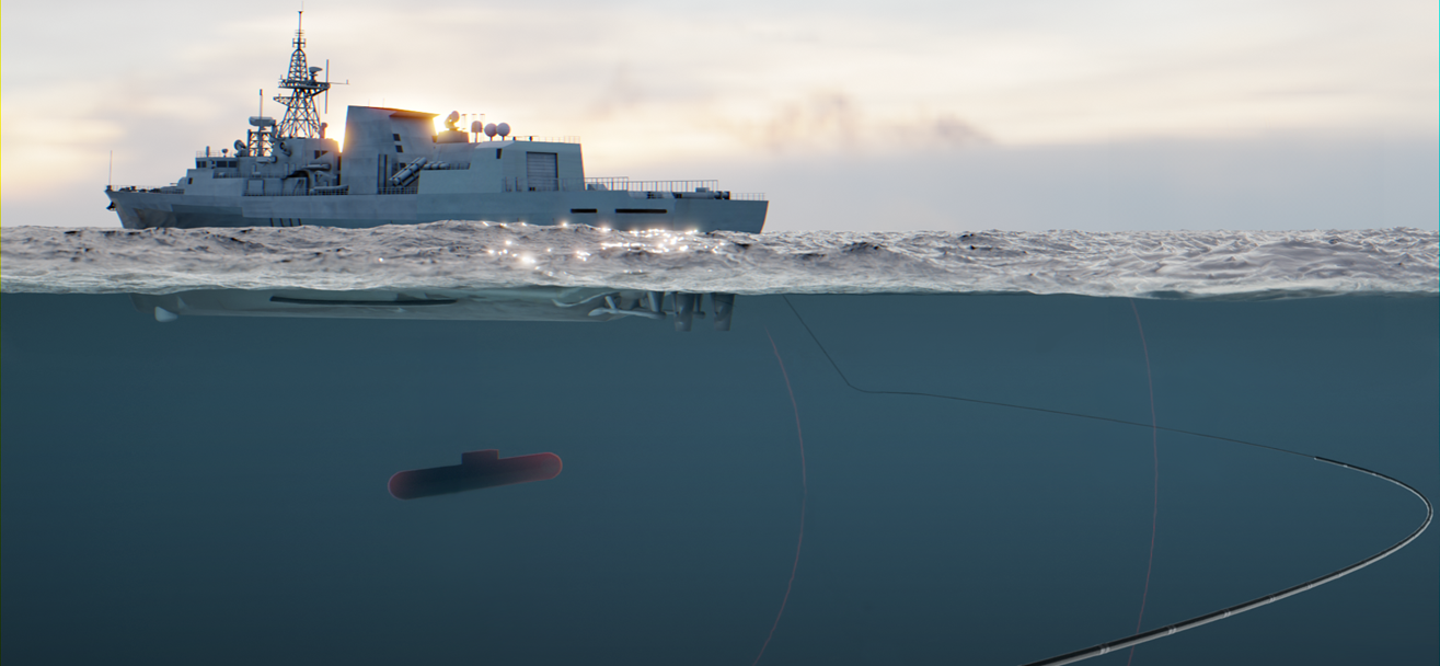 OASIS towed array for New Sonar Capabilities for Canada’s Surface Fleet article